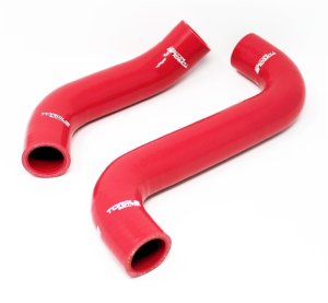 Subaru WRX STI Radiator Hose Kit - Torque Solution - Silicone - Red - `04-`07